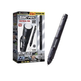 Bell + Howell Multifunction Tac Pen Flashlight 9 in 1 Tool Kit Camping Compact Lightweight New