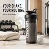 Protein Shaker Bottle, 600 mL Mixing Cup with Mixing Ball,