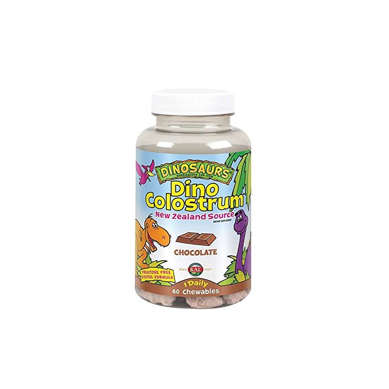 KAL Dino Colostrum - Natural Dark Chocolate Flavor - Bovine
