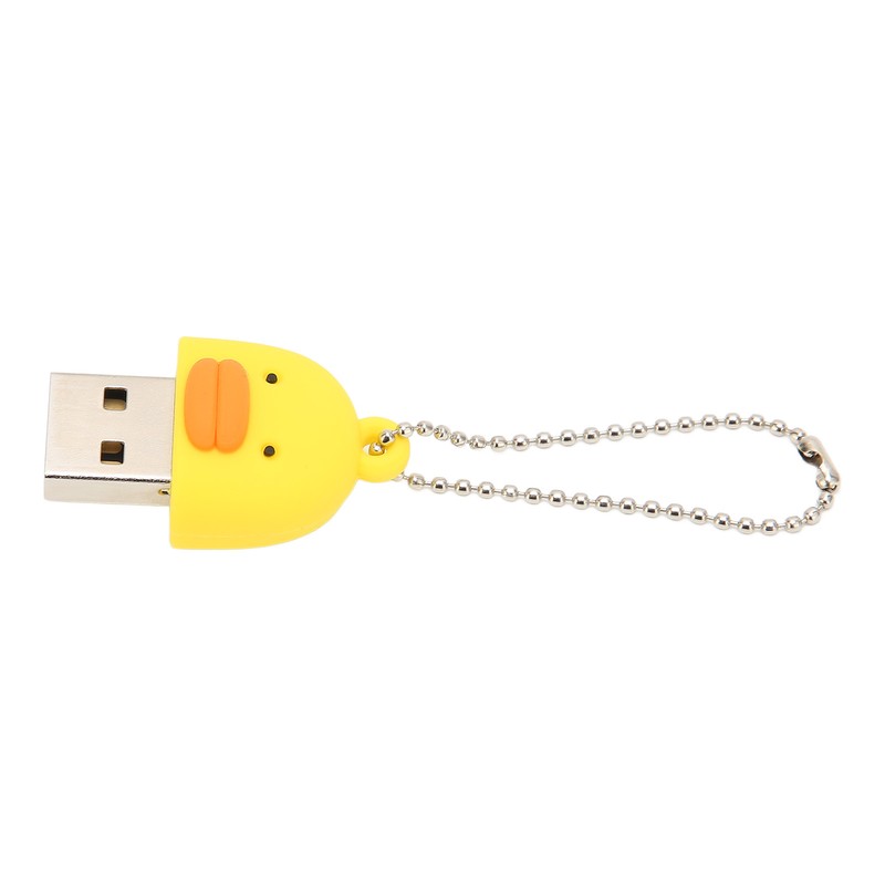 Cartoon Flash Drive Cute Yellow Duck Shape Anti Electromagnetic Interference