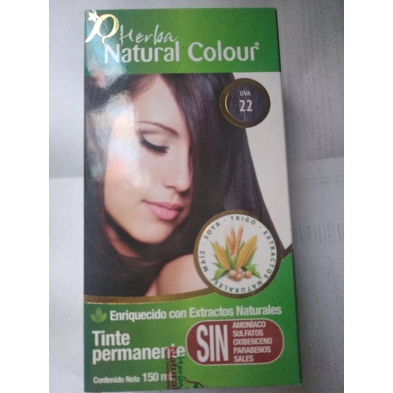 Natural Colour 2 Cajitas Tinte Para Cabello Ingredientes Naturales Tono