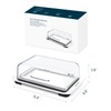 KITCHENDAO Airtight Flip-Top Butter Dish with Lid for Countertop and