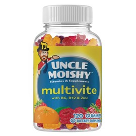 Uncle Moishy Childrens Multi-Vitamin Mineral Jellies with Choline - 120 Jellies