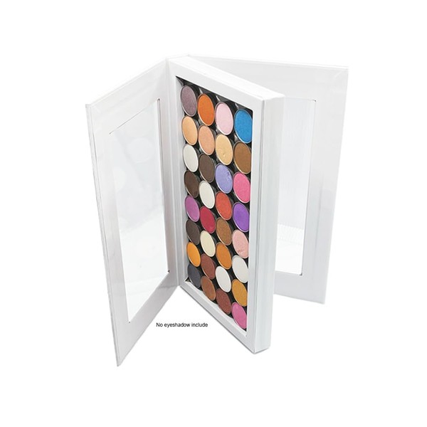 Coosei Strong Magnetic Recessed Eyeshadow Palette Makeup Eyeshadow Extra Large Empty Bright White