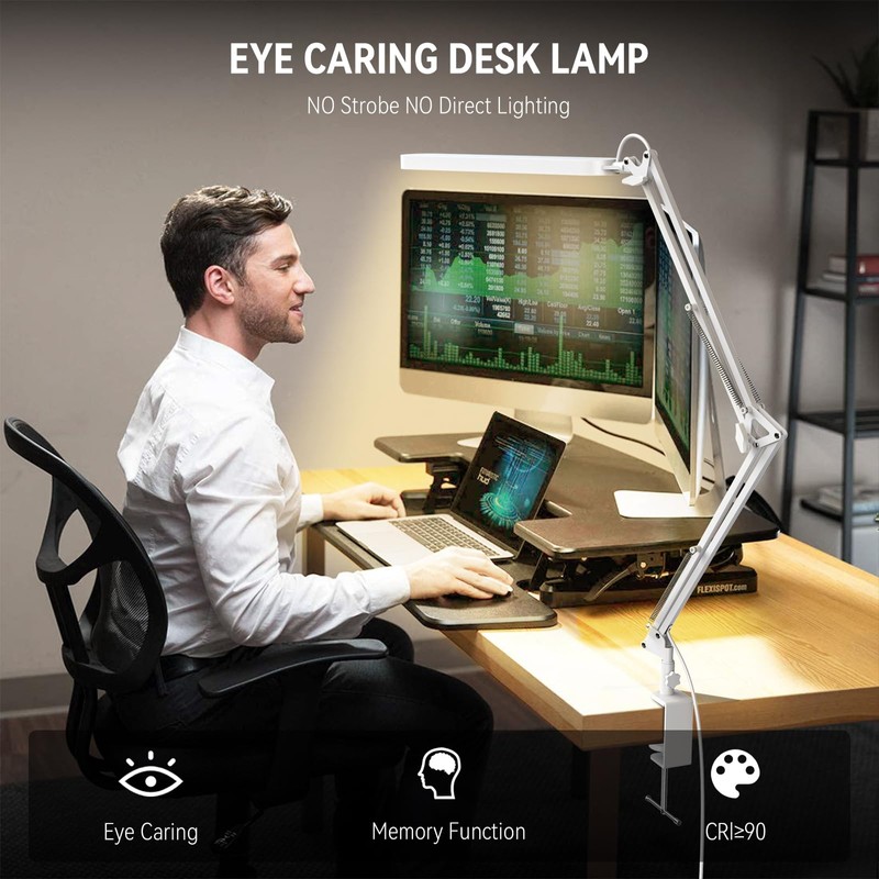 SKYLEO Led Desk Lamp - 31.5" Desk Light - 5