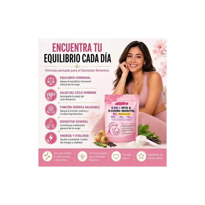 GWYNNE 40:1 Myo Y D Chiro Inositol Inositol En Polvo