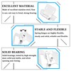 SDTC Tech 4-Pack Overlay Cabinet Door Hinges Self Closing Semi