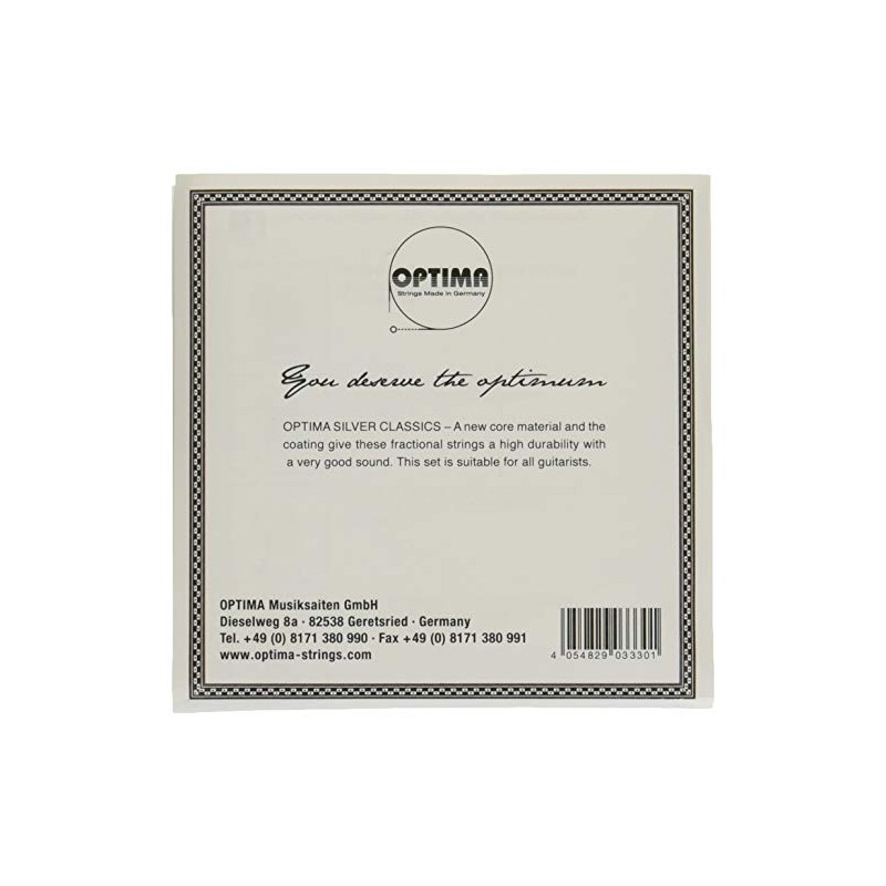 Optima (Typeface) (Optima) Guitar Strings Silver Classics Set (Silver Classics)