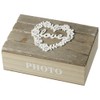 Heaven Sends Shabby Chic Effect Wooden Love Design Lid Photo