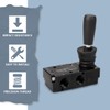 Innfeeltech 1 x Air Hand Lever Actuated Valve 3-Way 2-Position