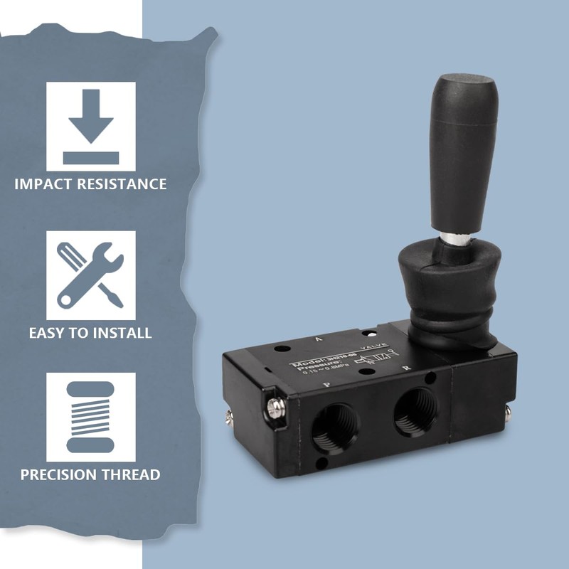 Innfeeltech 1 x Air Hand Lever Actuated Valve 3-Way 2-Position