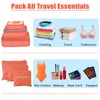 6 Set Packing Cubes for Travel Luggage Packing Bags Reusable