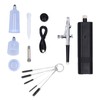 Airbrush Kit 32PSI High Pressure Adjustable Airflow 0.3mm Nozzle Rechargeable