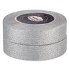 VATIN Glitter Metallic Silver Ribbon 1 inches Wide Sparkly Fabric