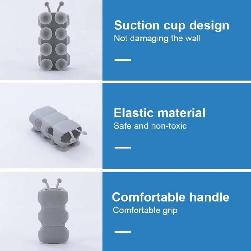 ZROCIGA Adjustable Silicone Shower Head Bracket Universal Suction Cup Holder