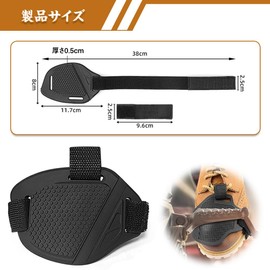 Shift Pad for Motorcycles, Shift Guard Protective Cover, Increased Abrasion Resistance, Shifting Pads, Easy to Apply, Black