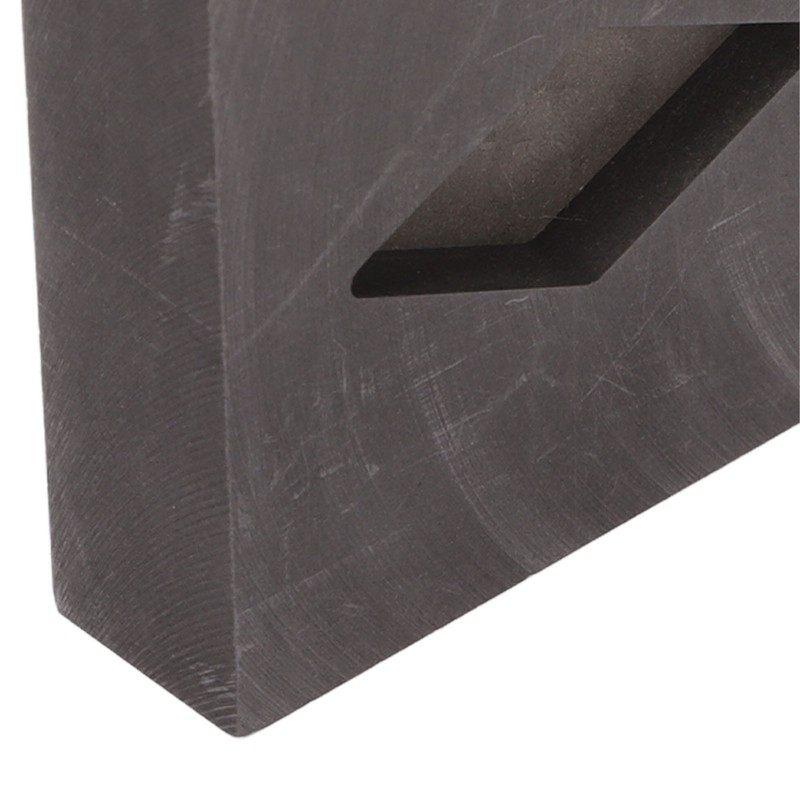 Graphite Crucible Rhombus Shape Metal Refining Scrap Melting Ingot 50