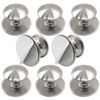 Unlorspy 8Pcs Self-Adhesive Handle Knobs 35 x 24.5 mm(Base Dia*H)