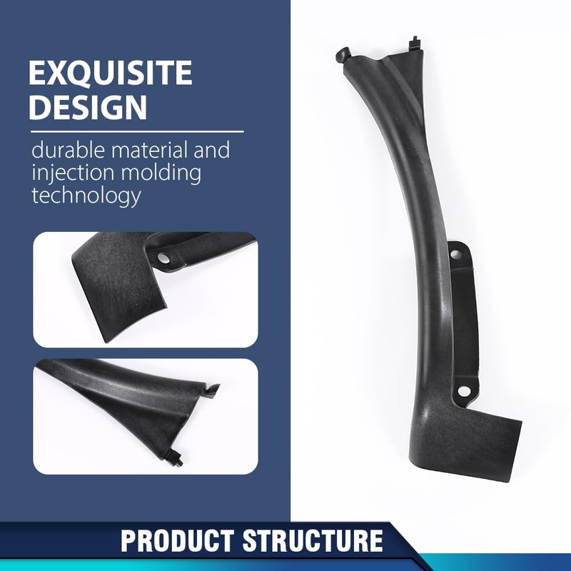 PIT66 Pair Fender Extensions Trim Front Driver & Passenger Side