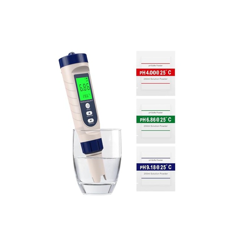Shiptree PH Meter High Precision (± 0.01), Water Tester, pH