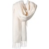 Womens Cream White Scarf Pashmina Shawls and Wraps for Evening