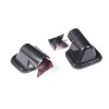 e-power-auto-Trim Carbon ABS Side Rearview Mirror Base Cover Trim For