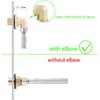 Worldwhere Wall Mount Commercial Faucet Installation kit,Brass 2 Pack Backsplash