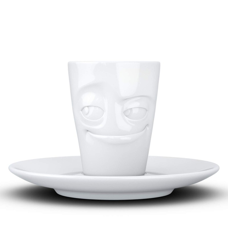 FIFTYEIGHT PRODUCTS Fiftyeight Espresso Cups, Set of 2, Napkins 80
