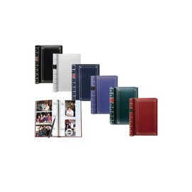 Pioneer Bi-Directional Spiral Bound Photo Album, Le Memo Pocket Photo Album, Designer Covers, Holds 300 4x6" Photos, 3 Per Page, Assorted Colors" (Pack of 1)