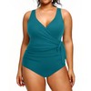 Yonique Traje de baño de una pieza de talla grande