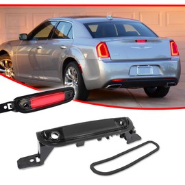 GTINTHEBOX for 2015 2016 2017 2018 2019 2020 2021 2022 2023 Chrysler 300 High Mount LED Third Brake Light Rear Lamp Stop light Smoked Lens