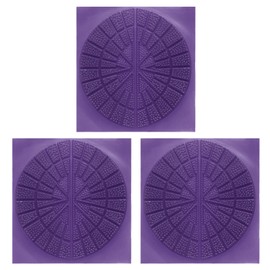 HARFINGTON 3 Pairs Sole Protector for Sneakers Non Slip Pad Heel Plates Repair for Men and Women, Purple