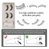 Kit De Pestañas Magnéticas Reutilizables Con Aplicador 2pars