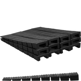 Aczyqws Composite Shims, 20pcs Furniture Shims Leveling Wedges, Plastic Wedge Shims Easy to Snap Door Shims, Adjustable Shims for Leveling Table Toilet Window Furniture