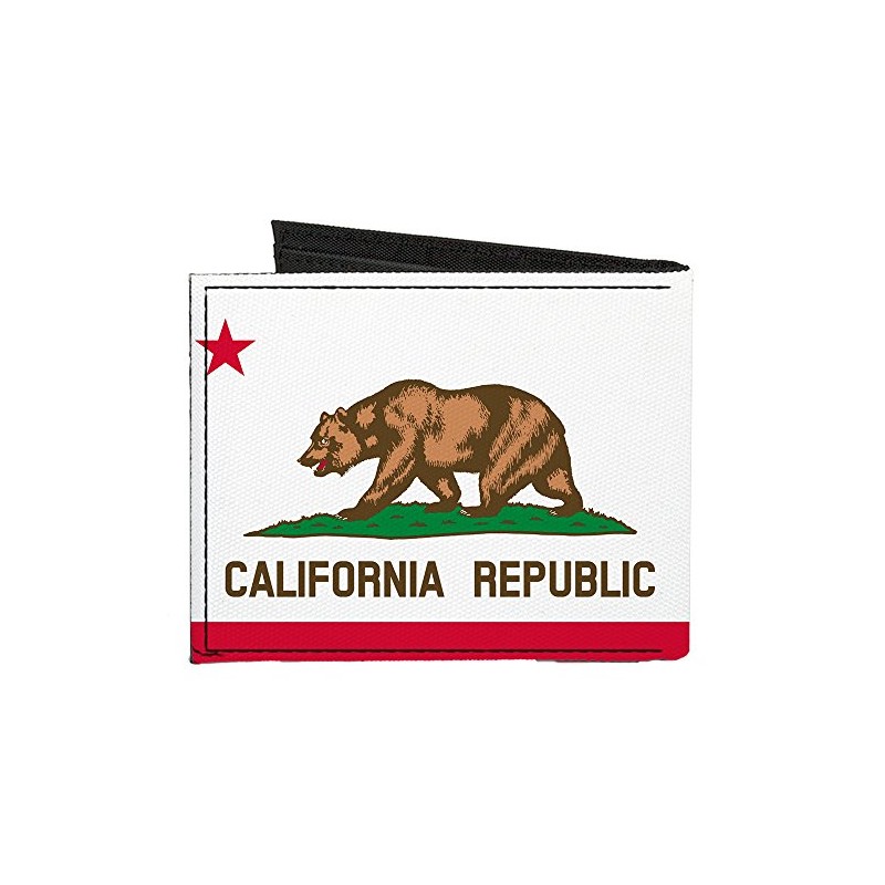 Buckle-Down Canvas Bifold Wallet - California