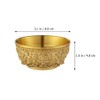 Yardwe Golddekor Buddha Sacrifice Bowl Holy Water Bowl Ritual Incense