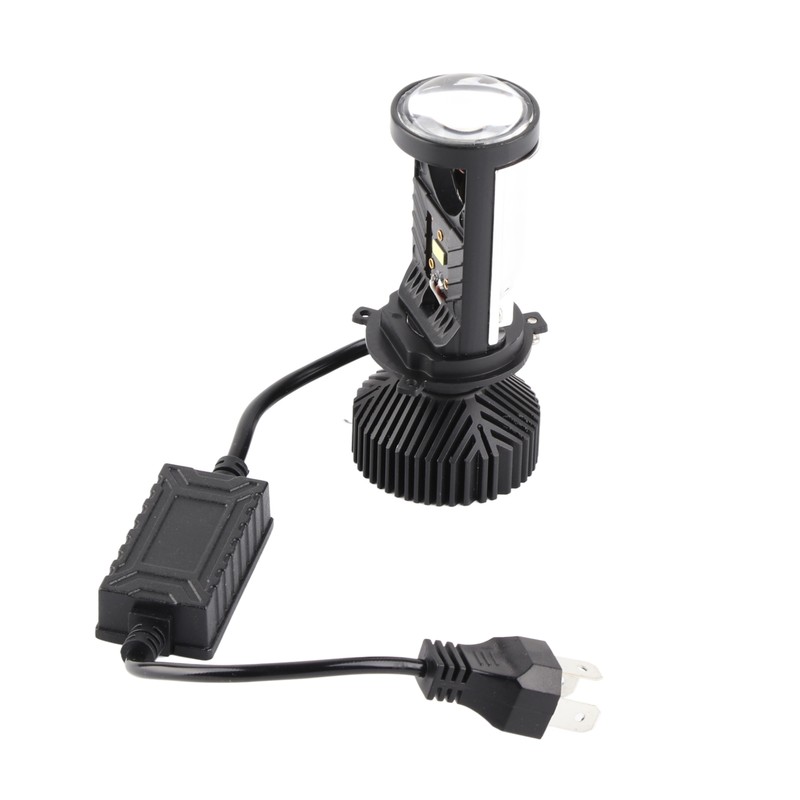 H4 Headlights Bulb Waterproof Aluminum LED Headlights Replacement for Automobile