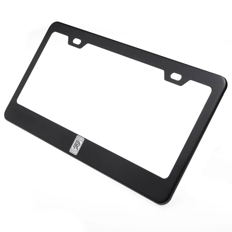KA Depot For Rolls Royce License Plate Frame Matte Black