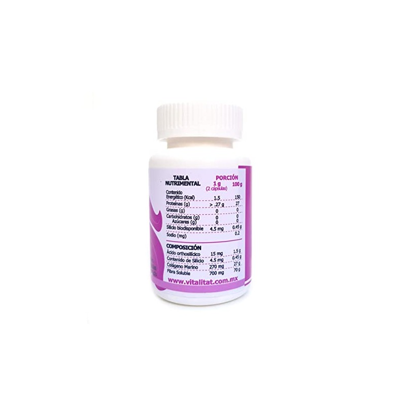 Silicio Colgeno Revitaliza tu piel Fortalece tendones, uas y cabello