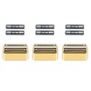 3 Pack Shaver Replacement Foil and Cutters Compatible with BaBylissPRO
