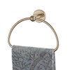 JQK Towel Ring Champagne Bronze, Stainless Steel Half Ring Towel