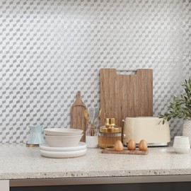 CRE8TIVE Stainless Steel Contact Paper for Kitchen Appliances 12"x80" Metallic Silver Wallpaper Peel and Stick Countertops Waterproof Oil Proof Heat Resistant Aluminum Foil for Fridge Dishwasher Stove