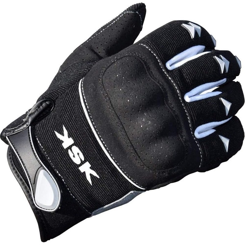 KSK Cross Gloves - Transitional Motorcycle Gloves Scooter Black Large