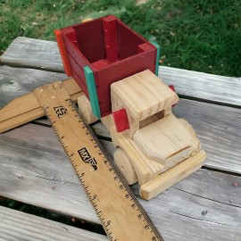 Ferenku Set 6 Camiones Juguete De Madera Pequeños Coloridos