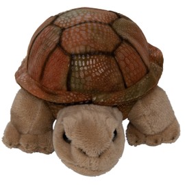 Teopet Emma Turtle Cuddly Toy 18 cm Large - Fluffy Plush Land Turtle - Very Soft - Realistic Plush Toy Made from Sustainable Materials - Stuffed Toy Gift for Babies, Children