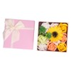 Simulation Flower Bath Soap Women Exquisite Flower Soap Gift Box