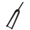 Bike Front Fork Carbon Fiber 100mm Opening Matte Straight Tube
