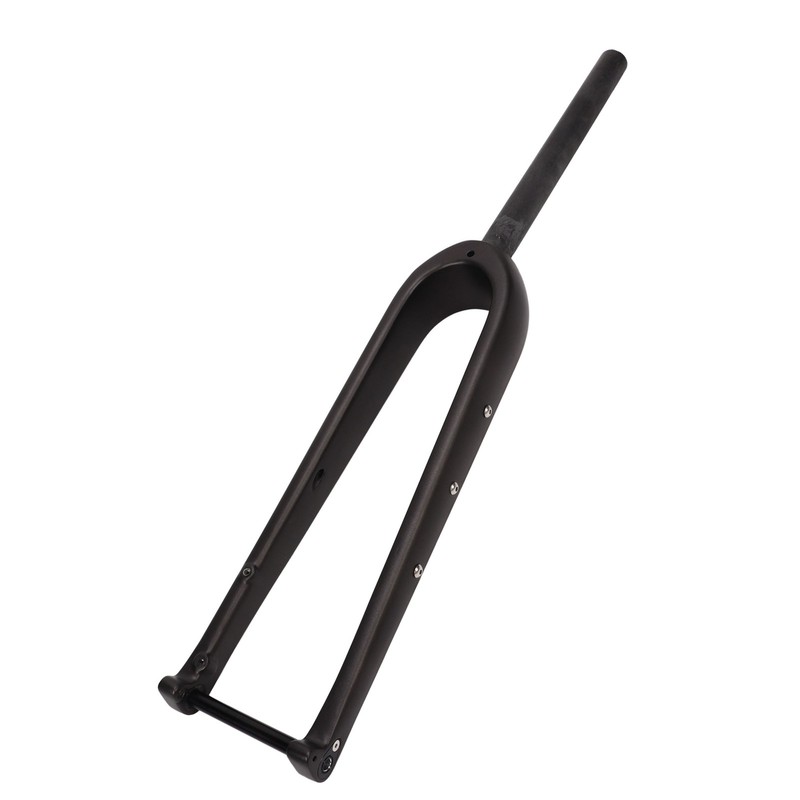 Bike Front Fork Carbon Fiber 100mm Opening Matte Straight Tube