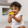 Infantino Lil' Nibbles Silicone Teether - Orange Carrot, Sensory Relief