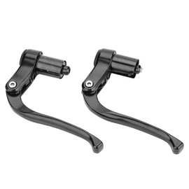 1Pair Brake Levels, Aluminum Alloy Bicycle Brake Handle Mountain Road Bike Brake Lever(Black) Bicycles and Spare Parts